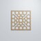 Ekena Millwork Large Harlingen Decorative Fretwork Wood Wall Panels, Birch, 23 3/8"W x 23 3/8"H x 3/8"T WALW24X24X0375GLNBI - alternate 5